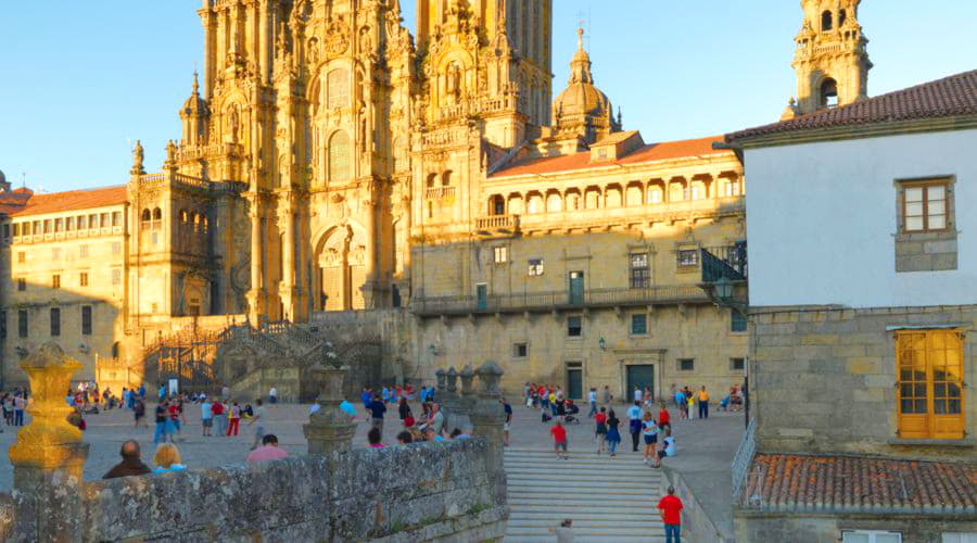 Nejlepší možnosti pronájmu aut na letišti Santiago de Compostela